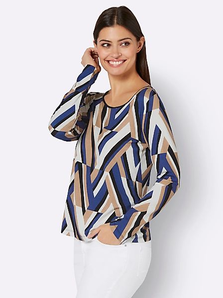 creation L Langarmshirt "Druck-Shirt", (1 tlg.) günstig online kaufen