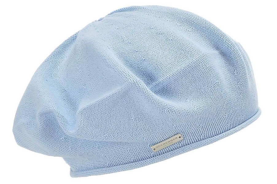 Seeberger Baskenmütze 100% Baumwoll Baske mit Rollkante 53607-0 günstig online kaufen
