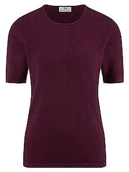 Rundhals-Pullover aus Seide Kaschmir Peter Hahn lila günstig online kaufen