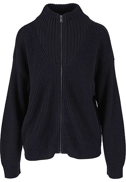 URBAN CLASSICS Strickjacke Urban Classics Damen Ladies Knitted Zip Cardigan günstig online kaufen