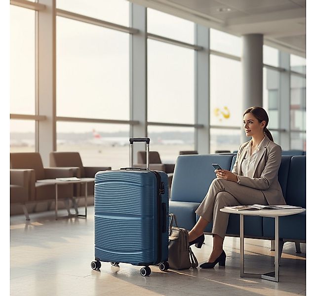 Super Solu Hartschalen-Trolley 24 Zoll / 66cm Hartschalenkoffer aus PP-Kuns günstig online kaufen