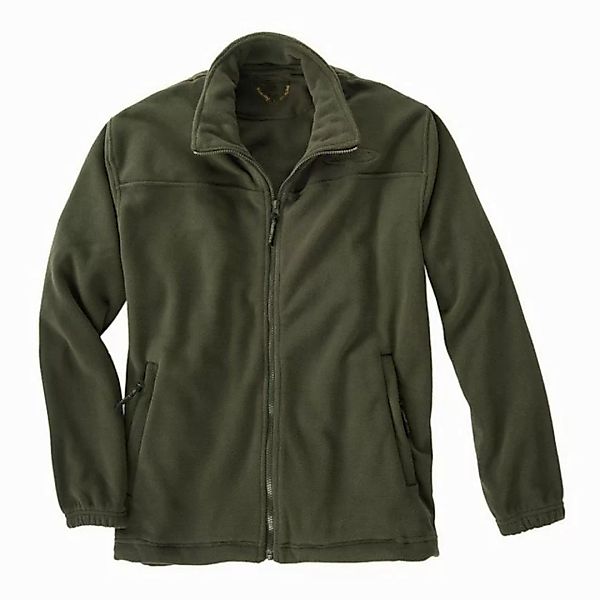 Hubertus Fleecejacke Hubertus Fleecejacke oliv Übergröße günstig online kaufen