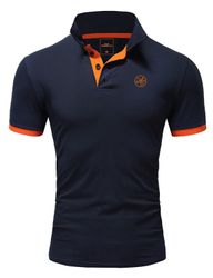 Amaci&Sons Poloshirt MEMPHIS Basic Kontrast Polo günstig online kaufen