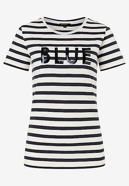 MORE&MORE T-Shirt Shirt with Stripes a günstig online kaufen