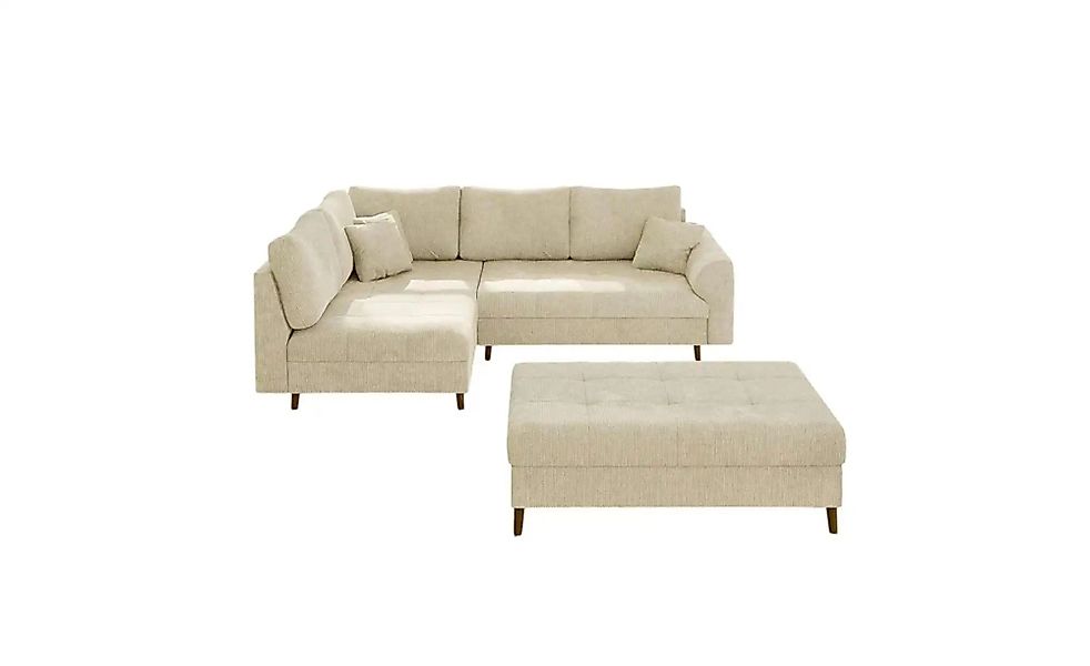 S-STYLE Ecksofa mit Hocker  Trygve ¦ beige ¦ Maße (cm): B: 231 H: 81 Polste günstig online kaufen