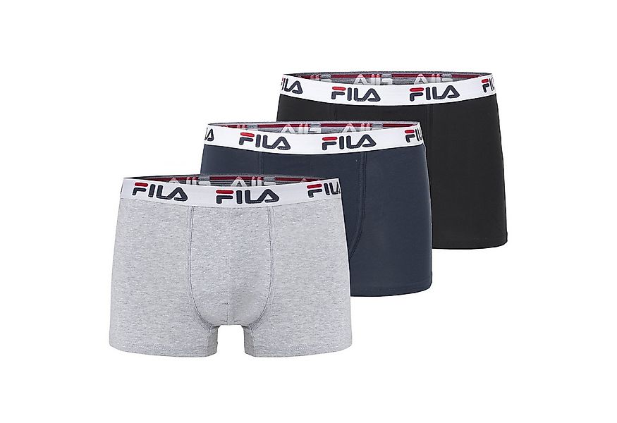 Fila Boxer MAN BOXER SHORTS (3er Pack) mit elastischem Logobund günstig online kaufen