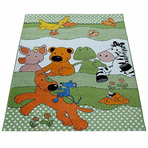 Lieben Sieben Kinderteppich 160x230 Grün günstig online kaufen