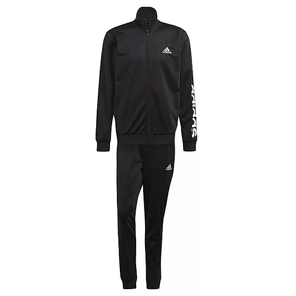 Adidas Primegreen Essentials Linear Logo Trainingsanzug 204 Black / White günstig online kaufen