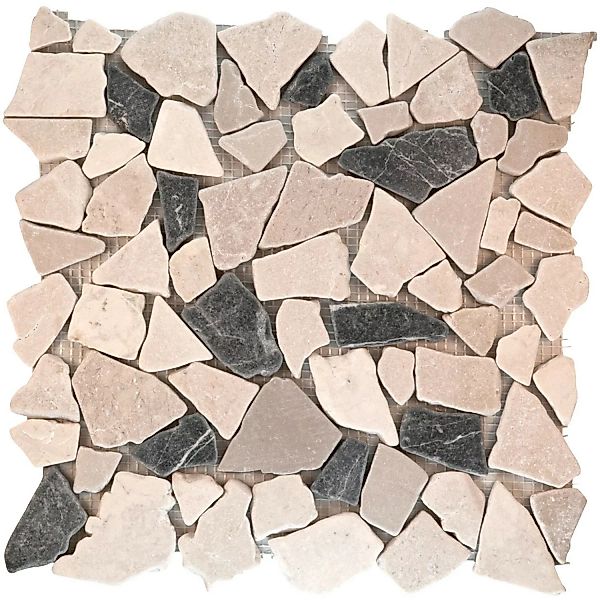 Mosaikmatte Polygonal Biancone Java 30 cm x 30 cm günstig online kaufen