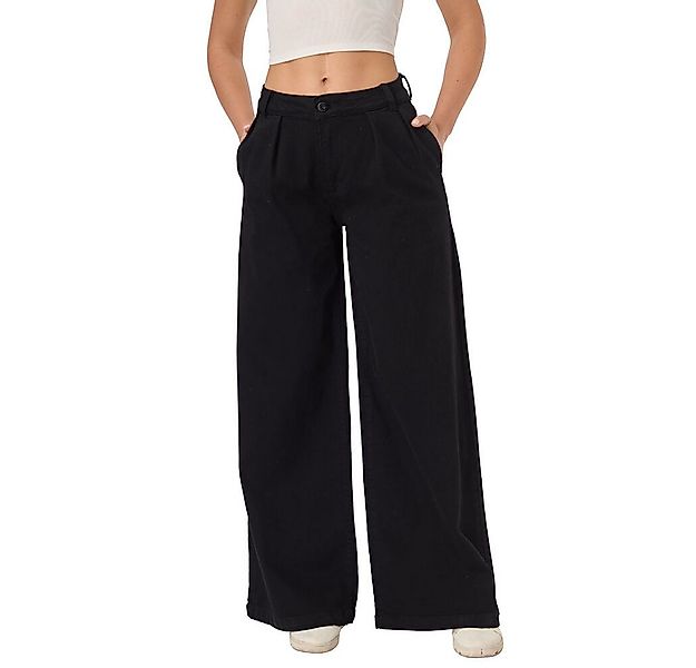 Ital-Design Bootcut-Jeans Weite Damenhose mit praktischen Taschen für Allta günstig online kaufen