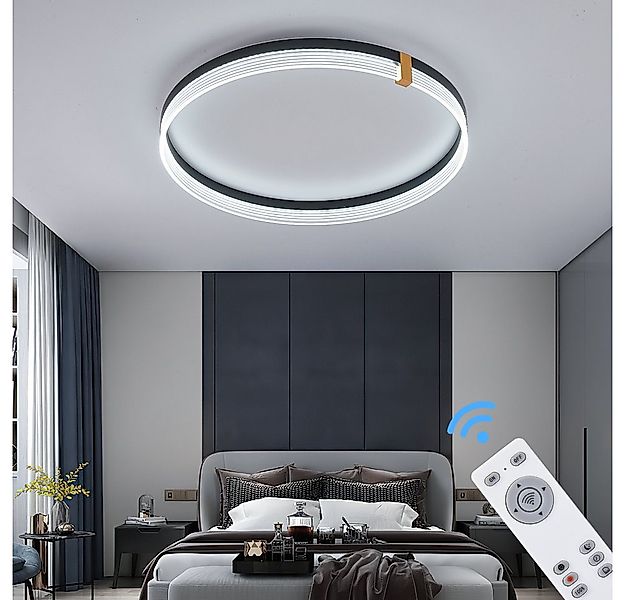 Eurotondisplay LED Deckenleuchte LED Deckenleuchte Fernbedienung/Handy-App günstig online kaufen