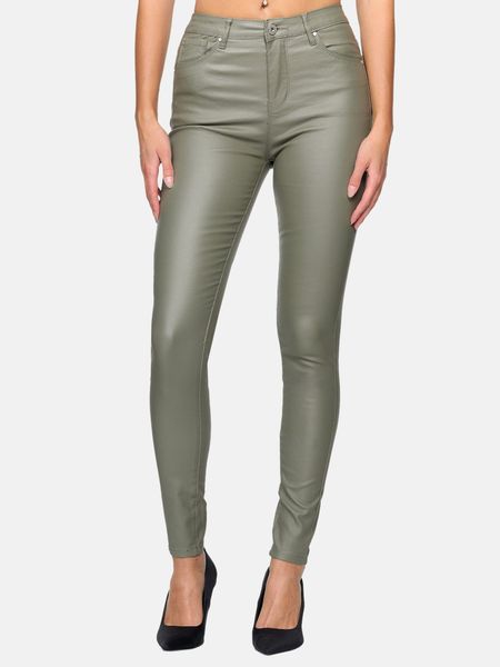 Elara Lederhose Elara Damen Hose Kunstleder günstig online kaufen