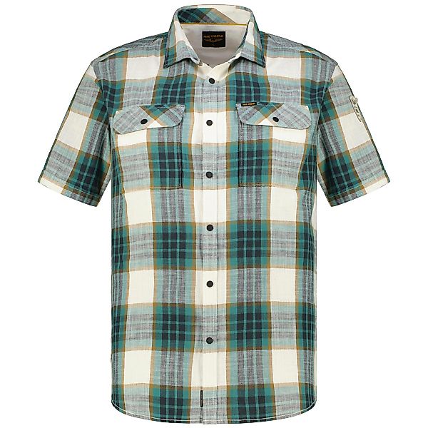 PME LEGEND Freizeithemd aus Baumwolle Farbe petrol Größe: 4XL günstig online kaufen