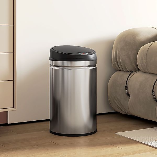 HOMCOM Mülleimer mit Sensor 30L Edelstahl Automatischer Leiser Mülleimer mi günstig online kaufen