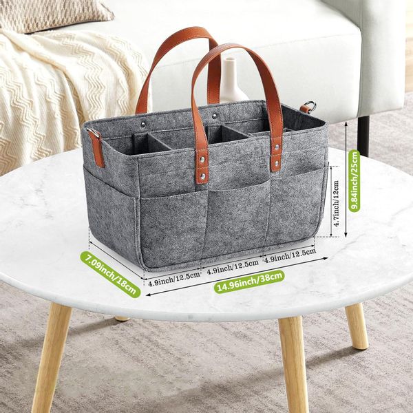 Coonoor Einkaufskorb Faltbarer Filz‑Einkaufskorb 16 L günstig online kaufen