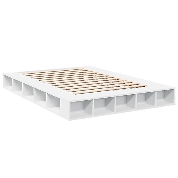 vidaXL Bettgestell Weiß 140x200 cm Holzwerkstoff 3280475 günstig online kaufen