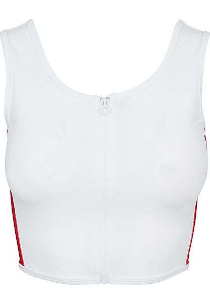 URBAN CLASSICS Tanktop Urban Classics Damen Ladies Side Stripe Cropped Zip günstig online kaufen
