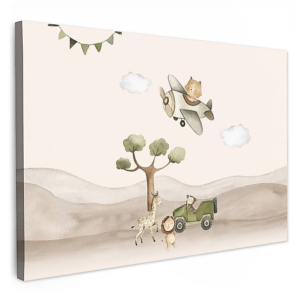 OneMillionCanvasses® Leinwandbild Wilde Tiere - Safari günstig online kaufen
