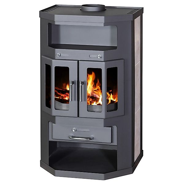 Victoria Kaminofen Taro 2 mit Keramikverkleidung und 10 kW günstig online kaufen