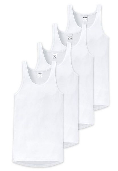 Schiesser Unterhemd Original Classics (4-St) mit längerer Rückenpartie im 4 günstig online kaufen