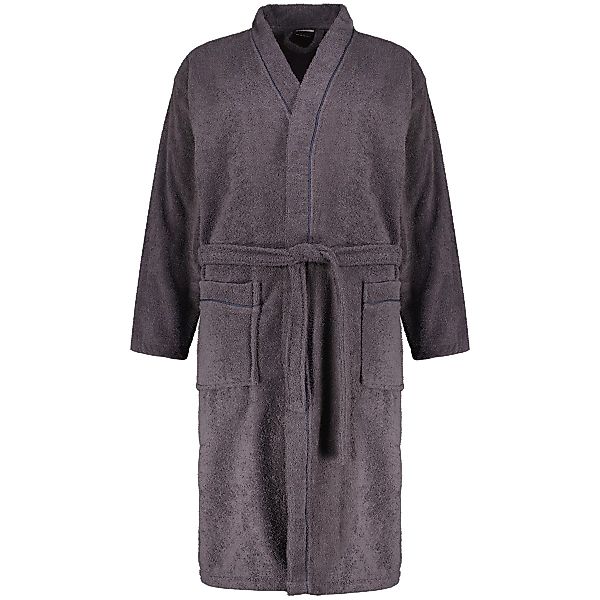 ADAMO Bademantel aus Baumwoll-Frottee Farbe grau Größe: 12XL günstig online kaufen
