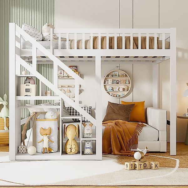 Furnishings Home Etagenbett Kinderbett Hochbett Stauraumbett günstig online kaufen