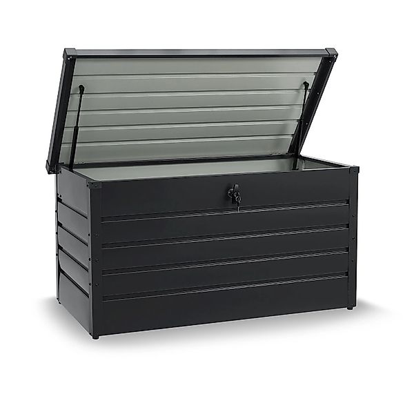 Juskys Metall Aufbewahrungsbox Limani Anthrazit günstig online kaufen