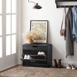 SoBuy Schuhkipper FSR95, Schuhbank mit Sitzkissen günstig online kaufen