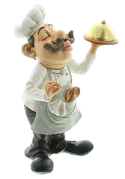 Dekoleidenschaft Dekofigur "Chefkoch Francois" aus Polyresin, 23 cm hoch, w günstig online kaufen