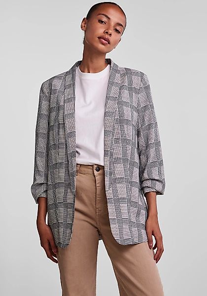 pieces Blusenblazer "PCBOSELLA 3/4 PRINTED BLAZER NOOS" mit 3/4 Ärmel günstig online kaufen