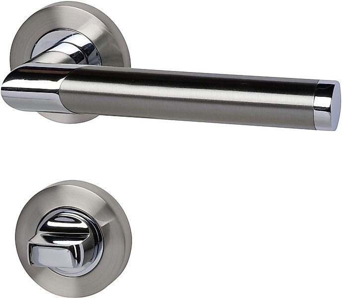 Alpertec Drückergarnitur Alpertec WC-Rosettengarnitur Lissabon Edelstahl günstig online kaufen