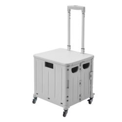 LIVINGANDHOME Einkaufstrolley Klappbarer Einkaufstrolley mit leichtgängigen günstig online kaufen