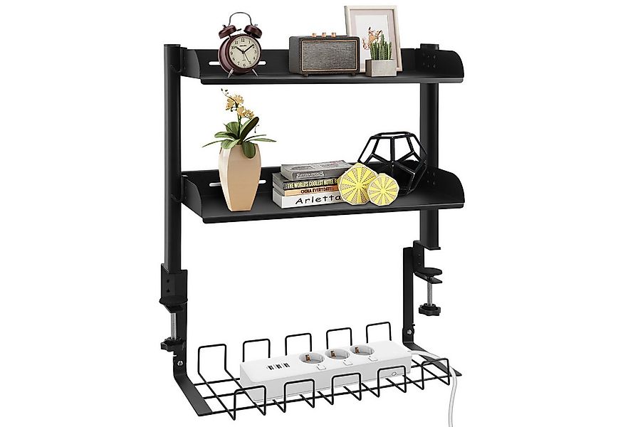 PRIISF Bücherwand Schreibtischregal Tischorganizer Klemmbar Regal Kabelkana günstig online kaufen