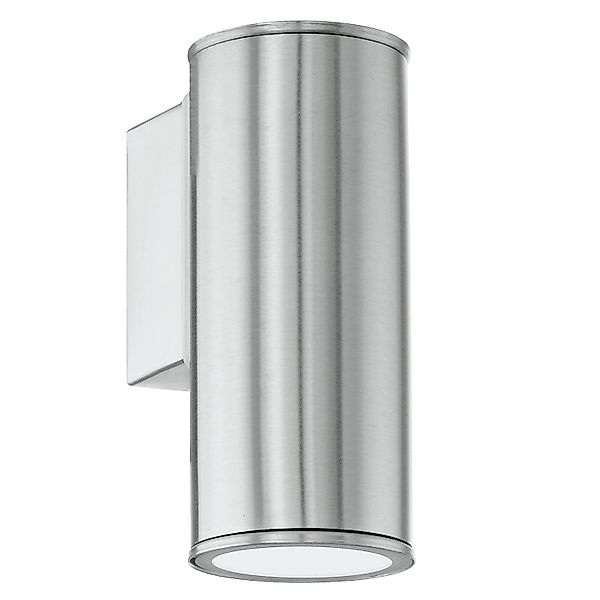 Eglo LED Wandleuchte Riga 15 cm x 6,5 cm Edelstahl günstig online kaufen