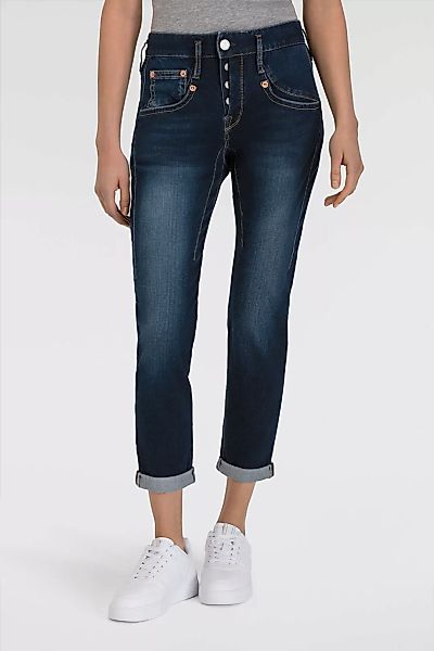 Herrlicher 7/8-Jeans "Shyra Cropped Reused Denim", mit tiefsitzenden Tasche günstig online kaufen
