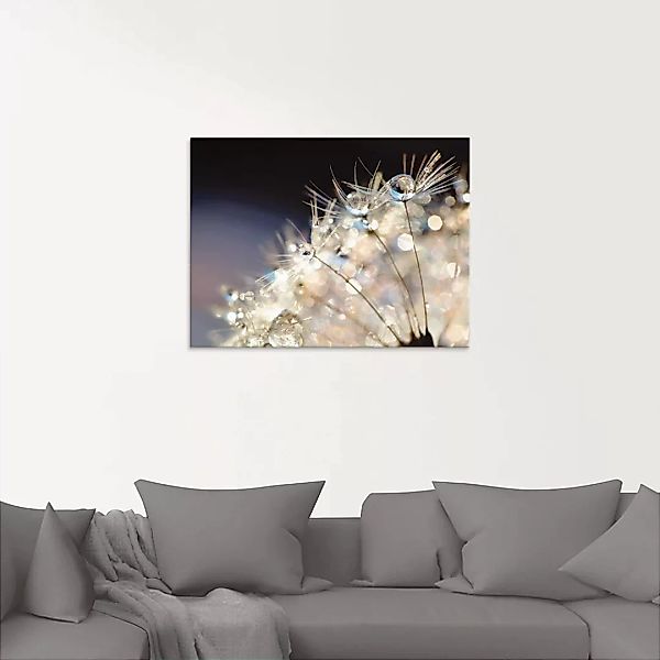 Artland Glasbild »Pusteblume Fantasie«, Blumen, (1 St.) günstig online kaufen