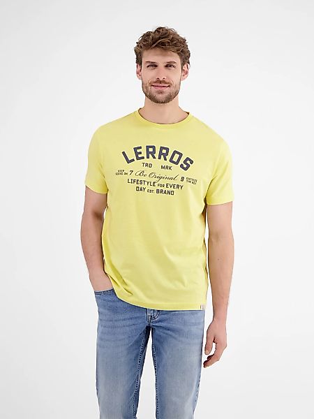 LERROS T-Shirt "Sommerliches T-Shirt mit Print" günstig online kaufen