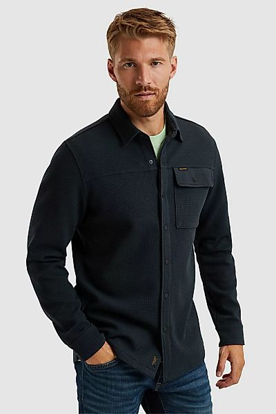 PME Legend Overshirt Waffle Navy - Größe 3XL günstig online kaufen