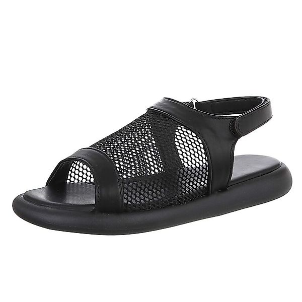 Ital-Design Modische Damen Sandalen mit Mesh-Oberfläche günstig online kaufen
