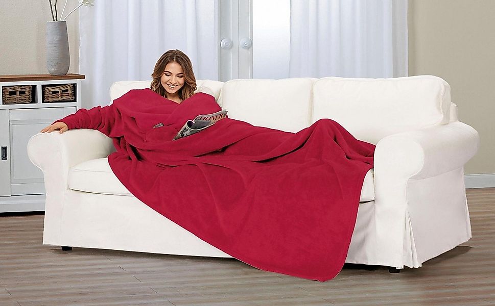 Einschlagdecke Ärmeldecke, Gözze, mit Brusttasche und integrierter Handytas günstig online kaufen