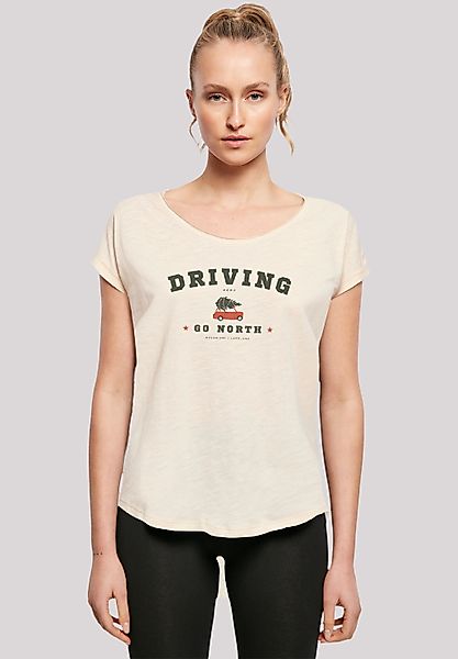 F4NT4STIC T-Shirt "Driving Home Weihnachten" Weihnachten, Geschenk, Logo günstig online kaufen