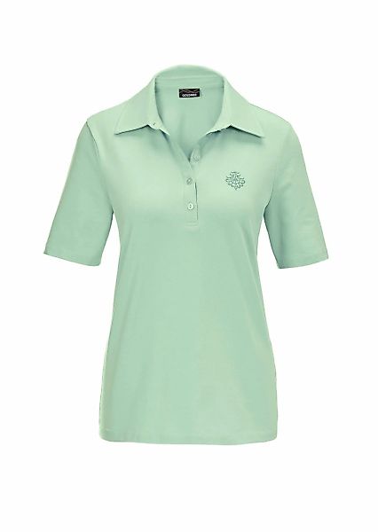 GOLDNER Poloshirt "Stretchbequemes Poloshirt" Tonige Knöpfe in Perlmuttopti günstig online kaufen