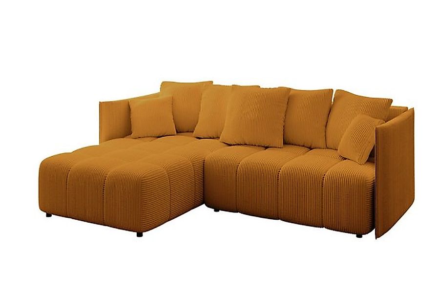 ALTDECOR Ecksofa LONLI-L, Couch mit Schlaffunktion, Stauraum Wohnlandschaft günstig online kaufen