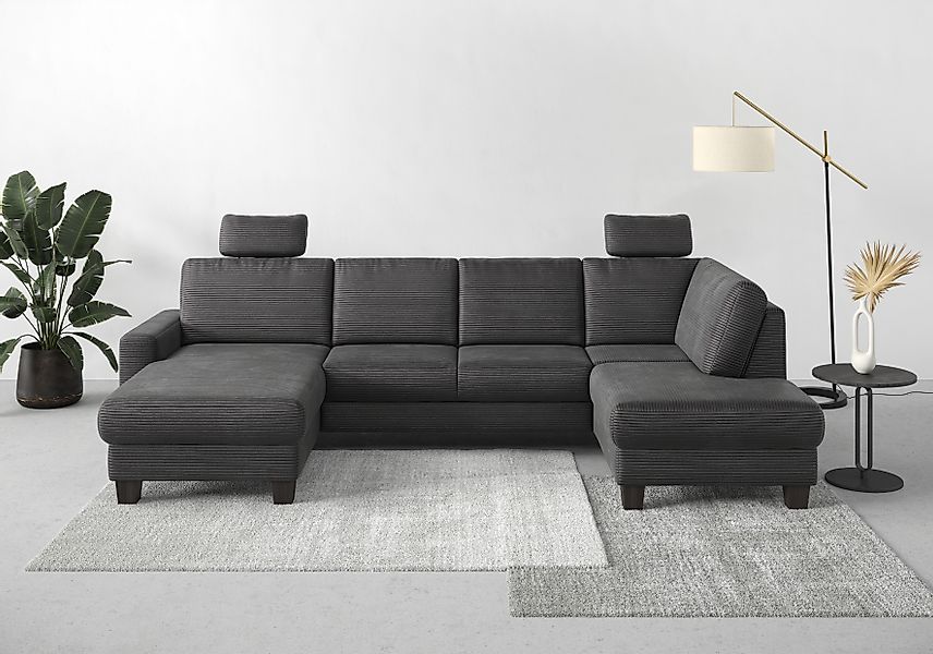Home affaire Wohnlandschaft »Summer U-Form«, mit oder ohne Bettfunktion und günstig online kaufen