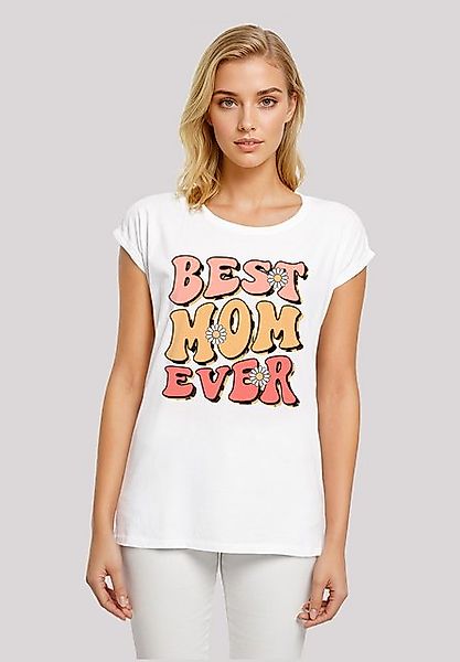 F4NT4STIC T-Shirt "Muttertag best mom ever Retro Blumenmuster", Premium Qua günstig online kaufen