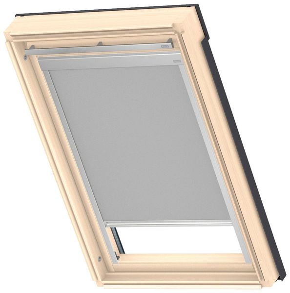 Velux Verdunkelungsrollo für Dachfenster Classic DBL F06 4204 Grau günstig online kaufen
