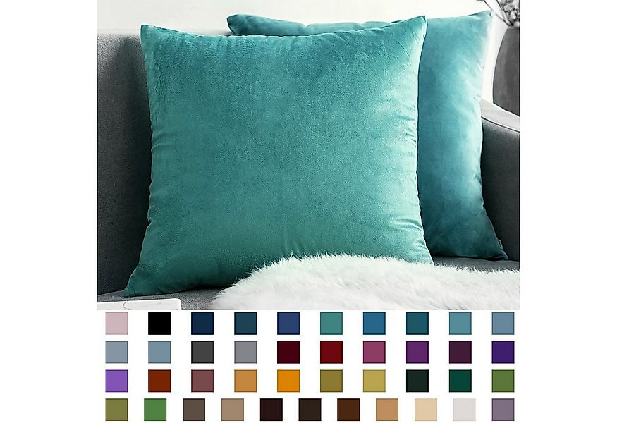 BYSURE Kissenbezüge, (2 Stück), Einfarbig Kissenbezuge aus Samt günstig online kaufen