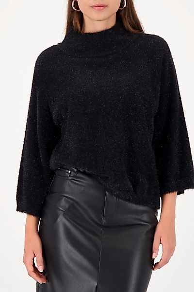 Monari Stehkragenpullover "Pullover Lurex" Regular fit mit Rundhalsausschni günstig online kaufen