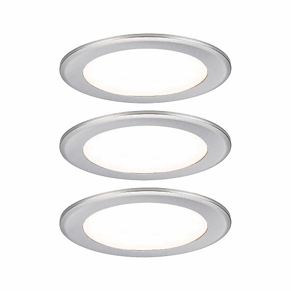 Paulmann "LED Möbeleinbauleuchten 3er-Set rund 65mm 3x2,5W 3x180lm 230/12V günstig online kaufen