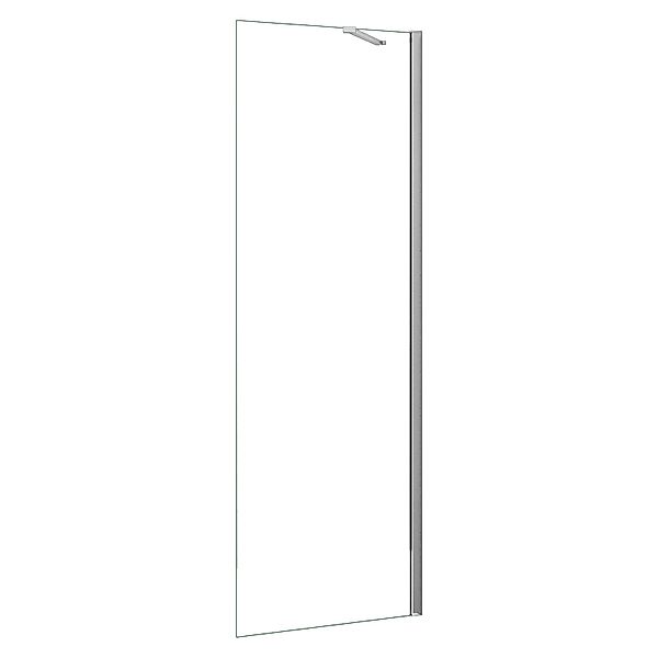 AICA Walk in Duschkabine B.140 x H.200cm Duschwand mit Diagonal Stabilisato günstig online kaufen